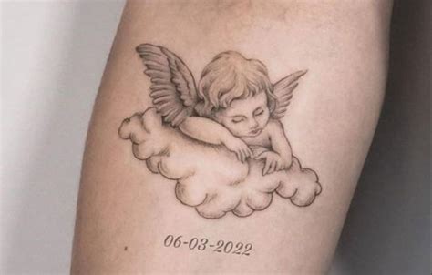 tatuajes de angelitos para mujer|Las mejores 160 ideas de Angelitos tattoo en 2024